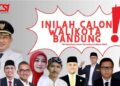 10 Calon Walikota Bandung Hasil Survei Versi Citra Survei Indonesia